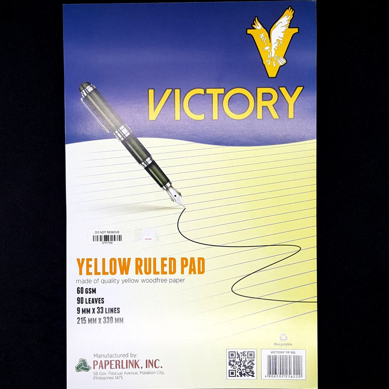 Victory Yellow Pad Paper 80 Leaves