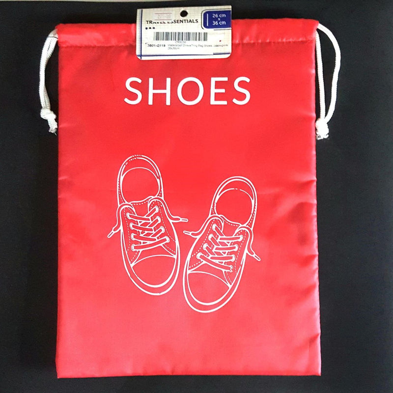 Waterproof Draw Strings Bag for Shoes 26x36cm