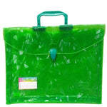 Transparent Colored Long Size Expanded Plastic Envelope with Handle