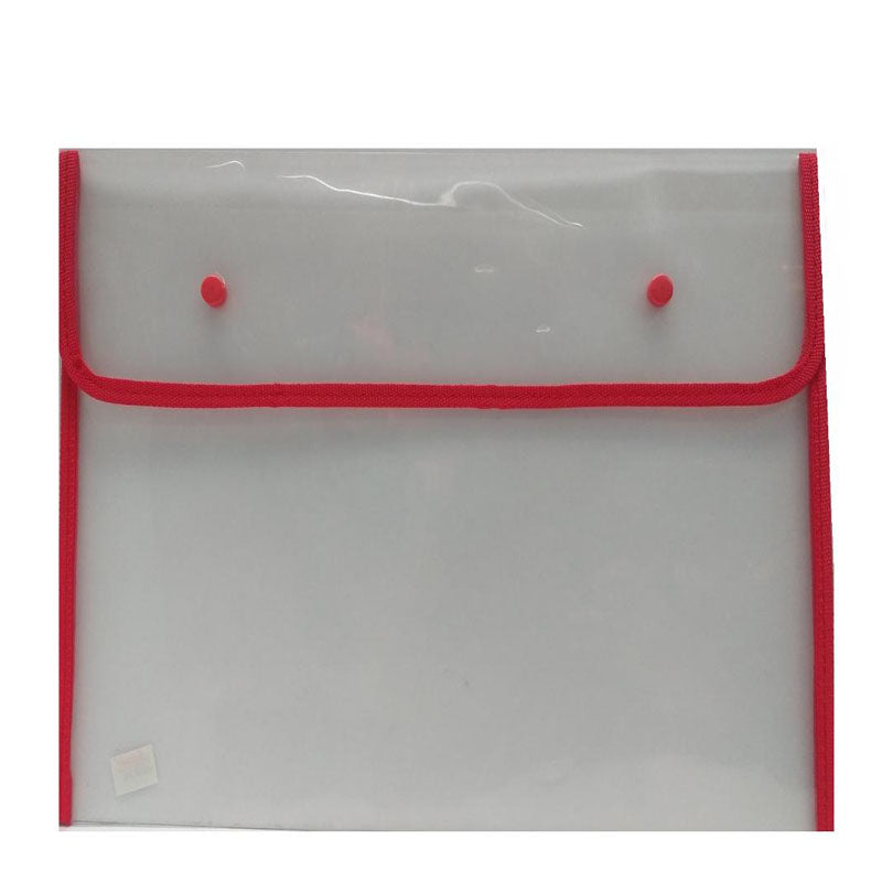 Seagull B4 Size 2Snap Transparent Plastic Envelope