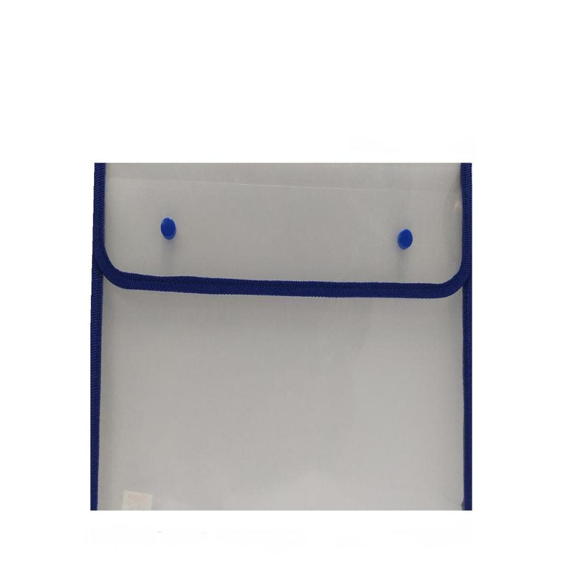 Seagull B5 Size 2Snap Transparent Plastic Envelope