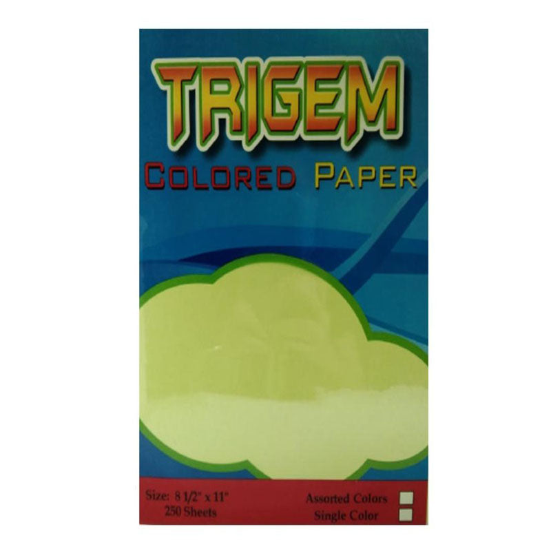 Trigem Colored Paper Short Size 250 sheets