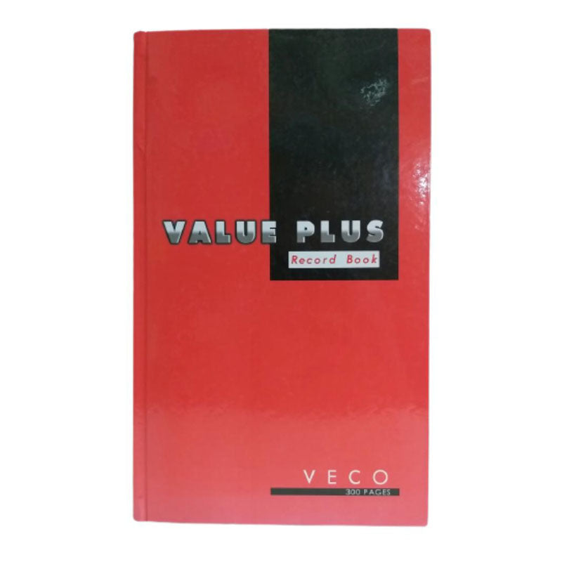 Veco 300 Pages Value Plus Record Book (Red)